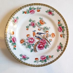 Whieldon Ware early 1900s antique pheasant plate